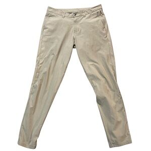 Lululemon Commission Pant Slim 34" *Warpstreme Size 36 Khaki
